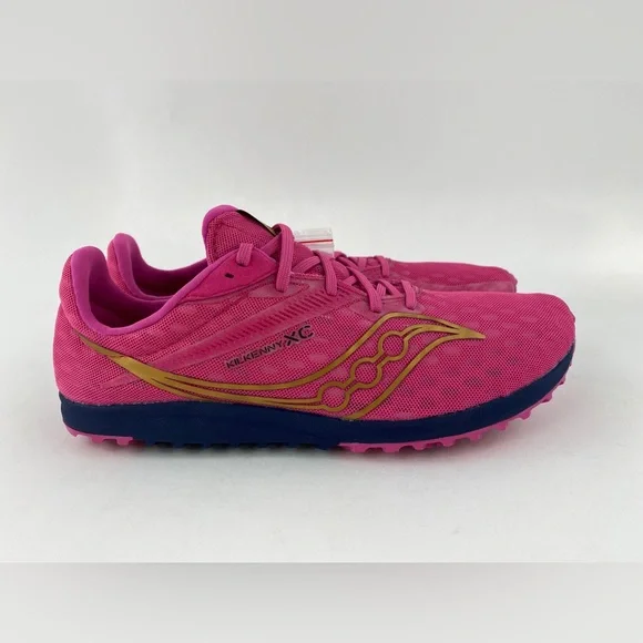 Saucony Kilkenny XC 9 Men's Cross Country Shoes Pink Running Track S29080-41 - Picture 7 of 12